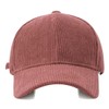XRDSS Corduroy Baseball Cap Unisex Adjustable Classic Sports Cap Outdoor