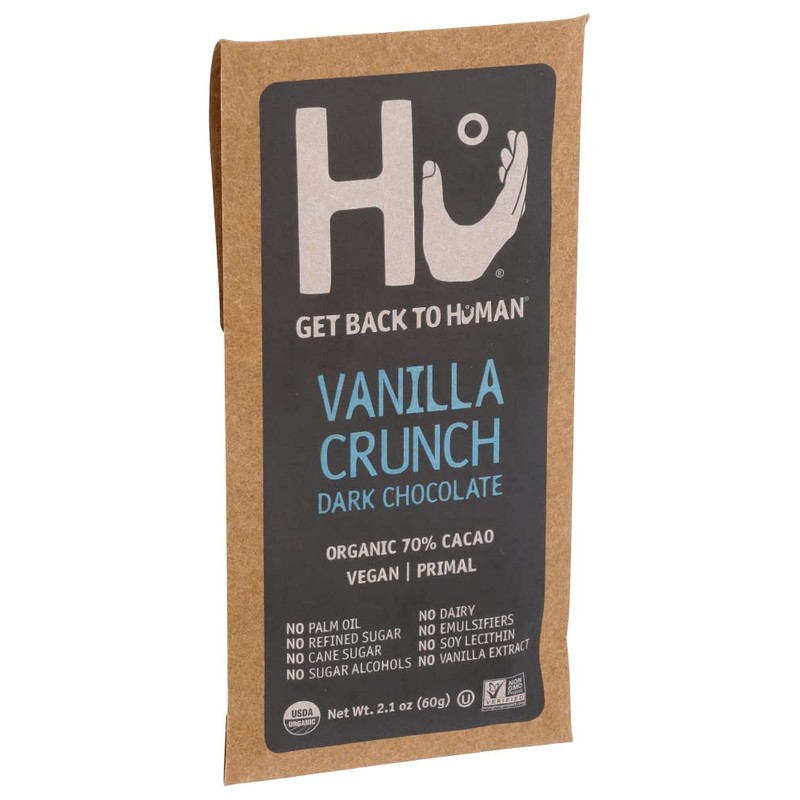 HU KITCHEN Bar Chocolate Vanilla Quinoa Qrispy, 2.1 OZ