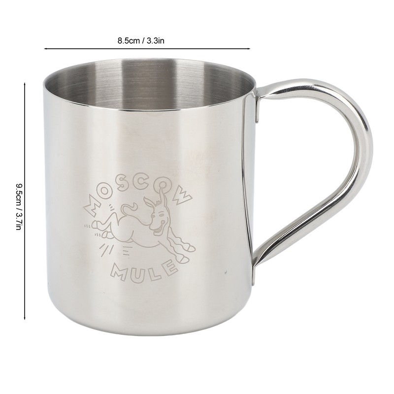 Cocktail Mug 304 Stainless Steel Rust Proof Hammered Beer Cup