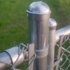 Jake Sales 1-7/8" Top Rail End for Chain Link Fence