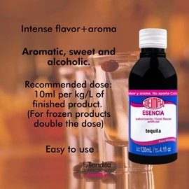 Deiman Artificial Food Flavoring Tequila Essence (4 fl oz)