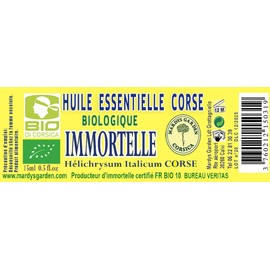 Helichrysum Italicum (Immortelle) Organic Essential Oil 15ml | from Corsica 100% Pure 100% Natural