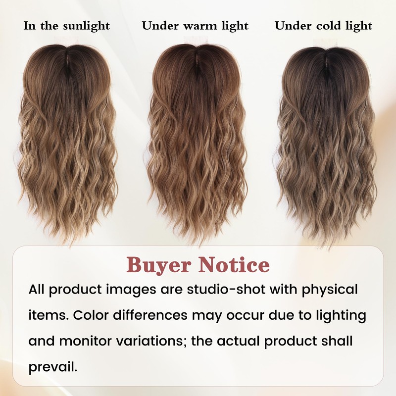 Hair Toppers for Women with Thinning Hair 14 Inch Toppers