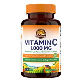 Vitalitown Vitamina C 1000 Mg Complejo 120 Tabletas Colágeno