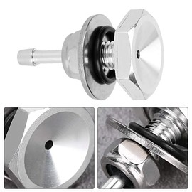 Car Turbolader Rohrverschraubung Universal Silikon Boost Rohrschlauch Nippel Turbo Vakuum VAC Messgerät Verschraubung TDI ladedruck fitting