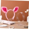minkissy Hairband Holder Rack Acrylic Headpiece Organizer for Hair Accessory