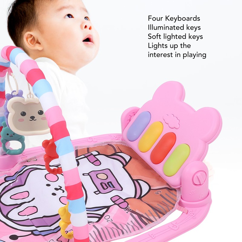 Baby Kick Piano Gym Mat Newborn Games Early Learning Educational
