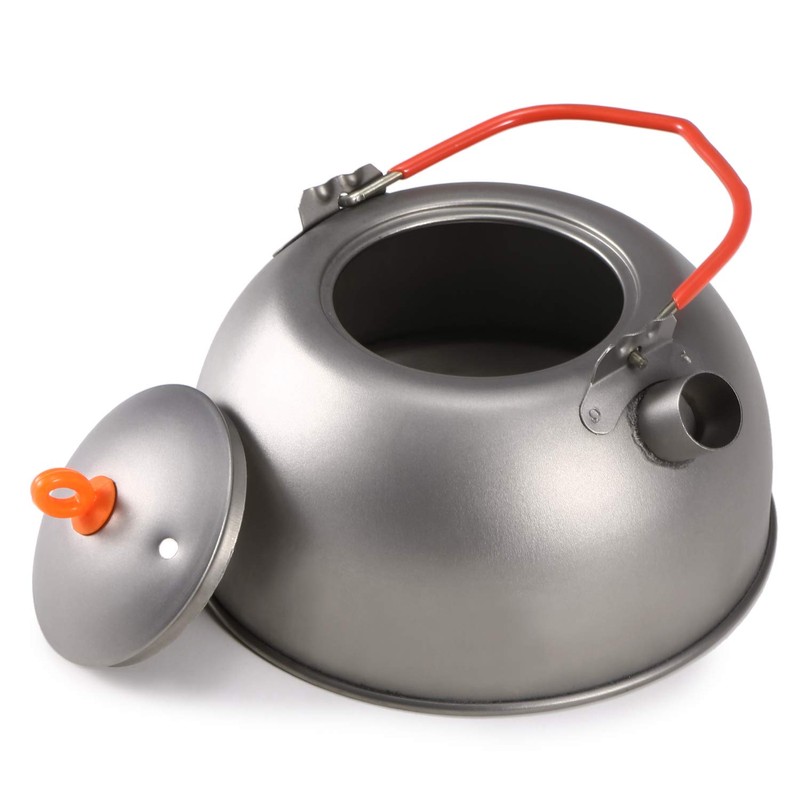 YaSao 600ml Titanium Tea Kettle for Boiling Water Coffee Tea