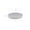 Ecopots Round Recycled Plastic Modern in/Outdoor Planter Flower Pot Saucer,