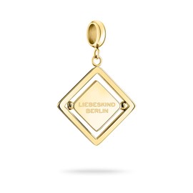 Liebeskind Berlin Charm Pendant Zodiac Sign in IP Gold, Stainless Steel, No Gemstone