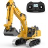 kolegend Hobby Metal Mini RC Excavator for Adults, Remote Control