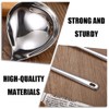 Stainless Steel Small Gravy Ladles Professional Serving Ladle with Longs