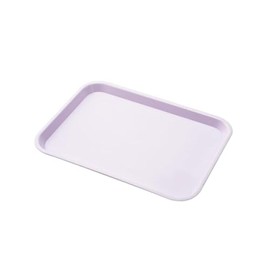 Dental Flat Instrument Set-Up Tray Size F Mini Autoclavable Size F Plastic Trays (Purple)