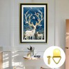 kuou 100 Pcs D Rings Picture Hanging, Small Photo Frame
