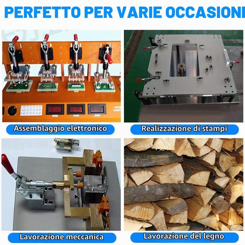 Pinza a Leva 201 - Set 6 Pezzi Con Staffa