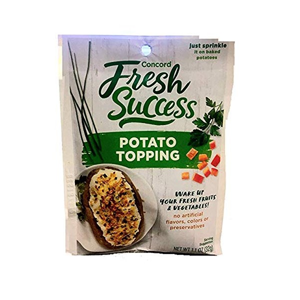 Concord Farms Potato Topping, 1.1oz Packet (VALUE Pack of 12 Pouches)
