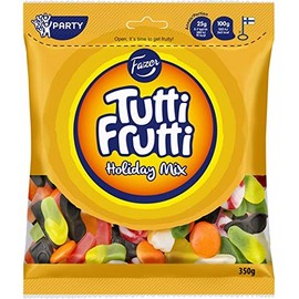 Fazer Tutti Frutti Holiday Mix Jumbo Gummy 6 Packs of 350g