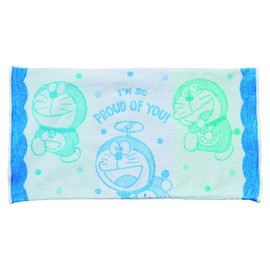 Marushin 2805021100 I'm doraemon Doraemon Nikoniko Doraemon Towel Pillow Cover for Adults, Antibacterial, Odor Resistant