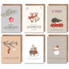 WBdesignz Set of 5 Christmas Cards with Envelopes - Merry