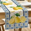 ANATTASOUL Table Runner Lemon 13"x72" Table Decorations, Durable Summer Dining