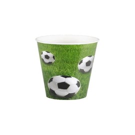 PAPSTAR – 'Football' Paper Drinking Cups 0.2 L 4002911816400