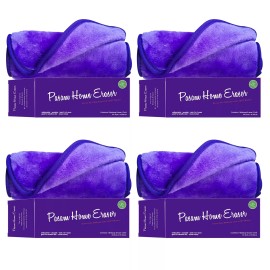 Pasam 4 Pack Makeup Remover Towels Beauty Magic Eraser Cloth Facial Cleaning