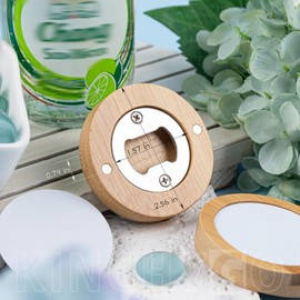 KINCHYGO, 2 Pack Sublimation Bottle Opener Wood Fridge Decoration for Home Kitchen