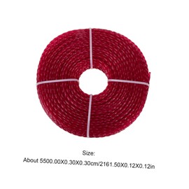 Sosoport High Strength Mowing Trimmer Rope Cutter Strimmer Lines Easy Install for Gas Electric Trimmers