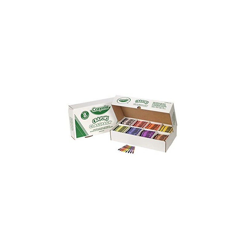 Crayola Crayon Classpack (800 unidades), crayones a granel para niños,