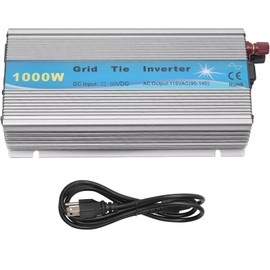 1000W Grid Tie Inverter, 20-50V DC to 90V-140V AC Output MPPT Pure Sine Wave Inverter, 48-62Hz, for 36V Solar Panel and 36V Battery