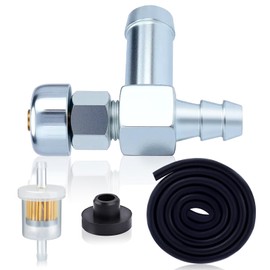 Hipa Fuel Gas Tank Grommet and Shut Off Valve for MTD Troy Bilt Toro Craftsman Portable Generator Lawn Mower Snow Blower Tiller 33/64" Fuel Tank Hole