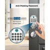 Keyless Entry Door Lock with Handle, App Control Front Door
