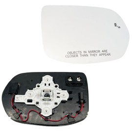 Passenger Right Side Mirror Glass w/Blind Spot Without Auto Dimming Compatible with for Honda CRV 2017 2018 2019 2020 2021 2022 (Passenger Blind Spot No-Anti-glare)