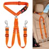 1 Pack Removable Dog Seat Belt Harness for Car, 3