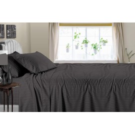 Alaska King Size (108 x 108 pulgadas), juego de sábanas de 4 piezas de alta calidad, bolsillo profundo de 18 pulgadas, 100 algodón egipcio de 800