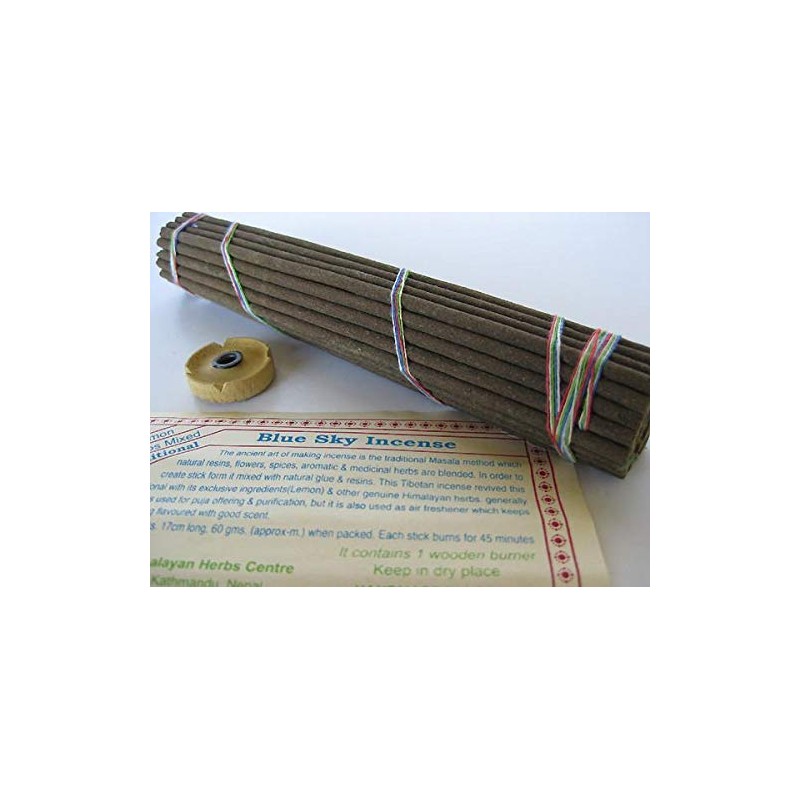 Traditional Blue Sky Tibetan Nepalese Incense Lemon & Herbs Mixed