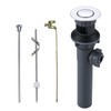 Bathroom Sink Drain with Lift Rod, ARCORA Sink Drain with
