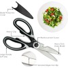 Zaxetic Kitchen Scissors Heavy Duty Multi-Function Purpose, Ultra Sharp Cutters