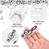 WANDIC Sheet Music Clips, Pack of 10 Plastic Music Stands