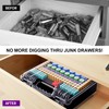 Tututry Battery Organizer Storage Holder Box Case with Tester, Ultra-Large