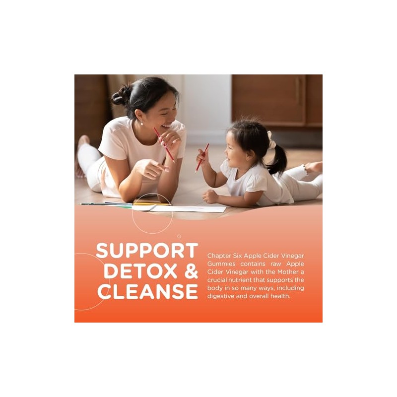 Zahler Chapter Six vinagre sidra de manzana 60 Gomitas