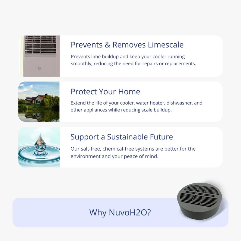 NUVO H2O Evaporative Cooler Scale Preventer Puck – Citrus Boost