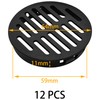 12 PCS Plastic Snap-On Mesh Air Vent Covers for Bathroom,