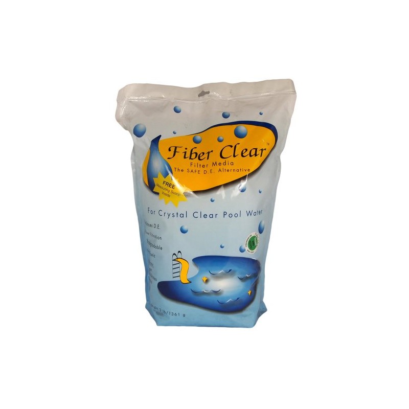 Fiber Clear 4003DC Cellulose Filter Media D.E. Alternative for Swimming