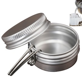 KALUGII Driclip Dri Clip 2nd-T Titanium with Aluminum Case Coffee Drip Spout Minimalist Ultra Lightweight Skitter (Titanium)