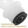 COLLBATH COLLBATH 3pcs Hot Water Bottle Replacement Caps Rubber Stoppers