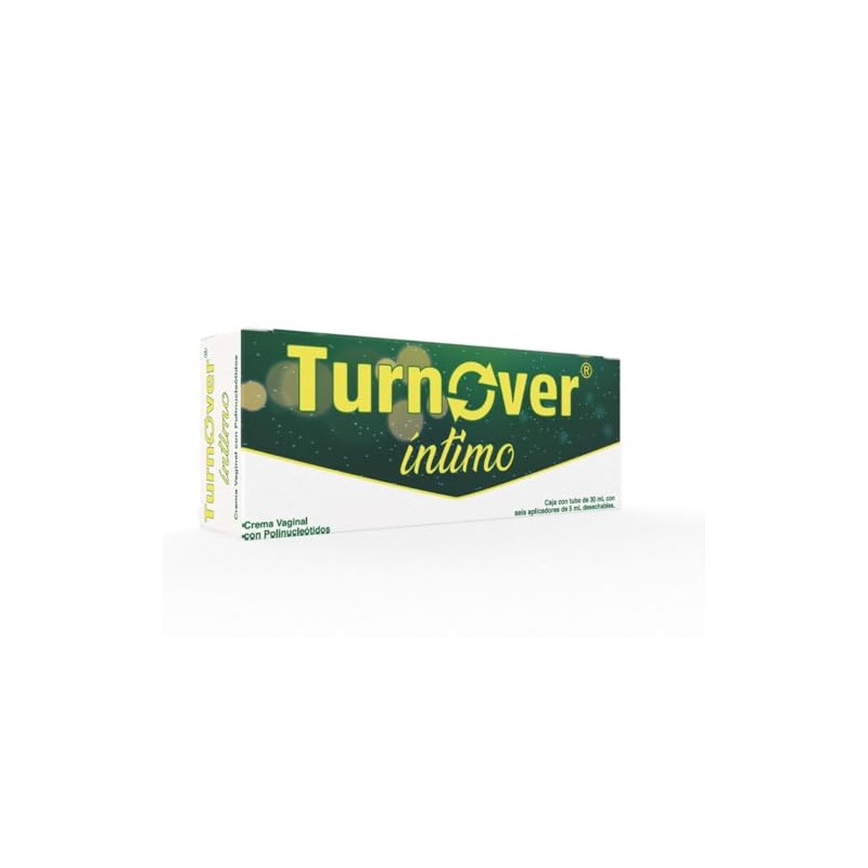 Turnover Crema Vaginal Con Polinucleótidos Caja con 2 Aplicaciones de