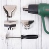 HARFINGTON 4Pcs Heat Gun Nozzles Kit Stainless Steel Heat Resisting