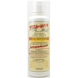3 Pack VITA-MYR 16 Oz Effective Herbal Zinc-Plus Mouthwash