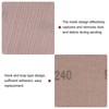 sourcing map 10pcs Mesh Sanding Discs 5 Inch Hook and